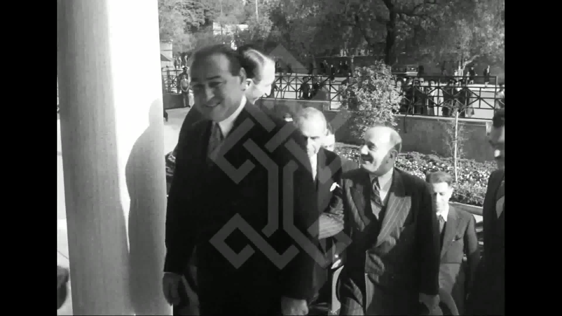 Adnan Menderes ve Fuad Köprülü'nün Yunanistan Ziyareti