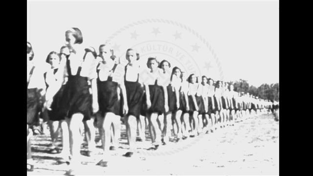 1938 Yılı 19 Mayıs Jimnastik Bayramı Edirne Kutlamaları